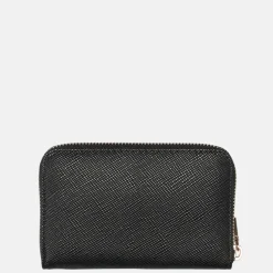 Dames Portemonnees^Guess Laurel ritsportemonnee M black