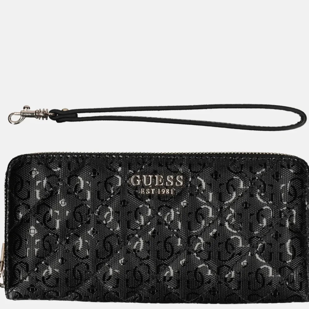 Dames Portemonnees^Guess Laurel SLG ziparound portemonnee L black