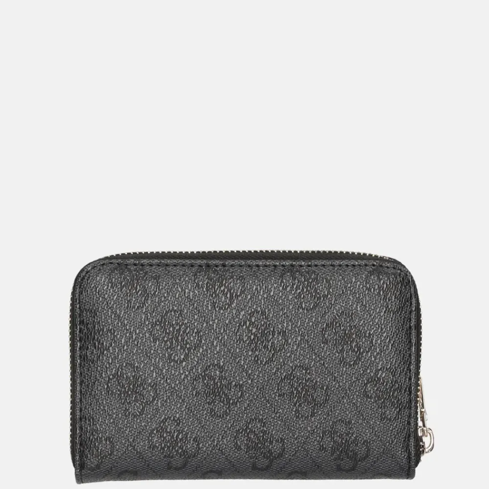 Dames Portemonnees^Guess Laurel SLG ziparound portemonnee M coal logo