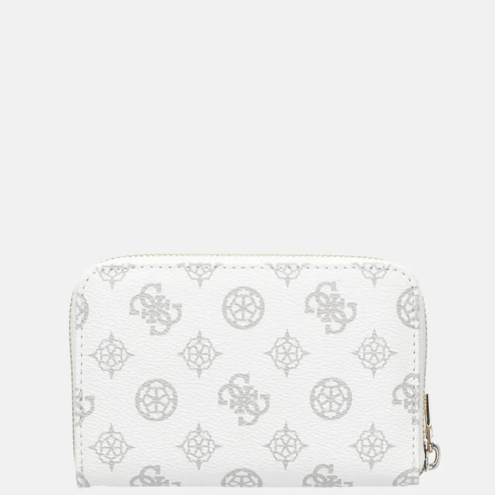 Dames Portemonnees^Guess Laurel SLG ziparound portemonnee M white logo