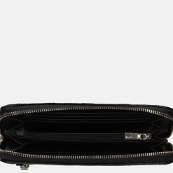 Dames Portemonnees^Guess Laurel SLG ziparound portemonnee L black