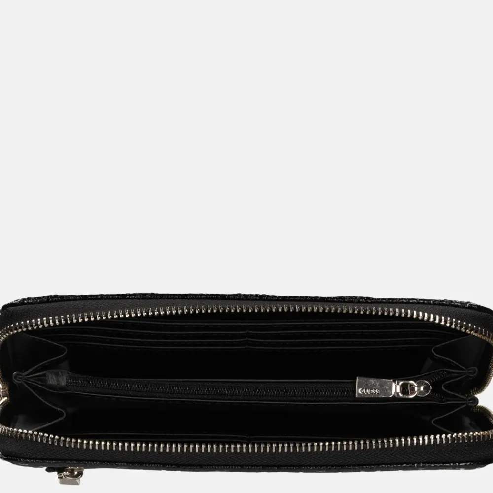 Dames Portemonnees^Guess Laurel SLG ziparound portemonnee L black
