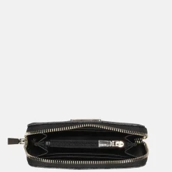 Dames Portemonnees^Guess Laurel SLG ziparound portemonnee M coal logo