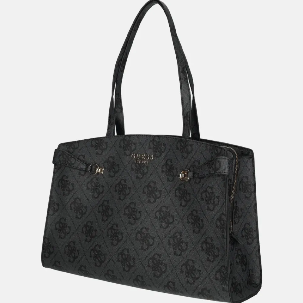 Schoolhandtassen | Shoppers^Guess Lorelei travelbag tote shopper coal logo