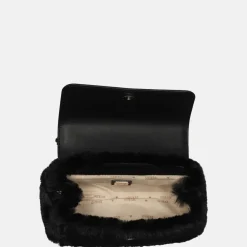Schoudertassen^Guess Mileva convertible schoudertas black