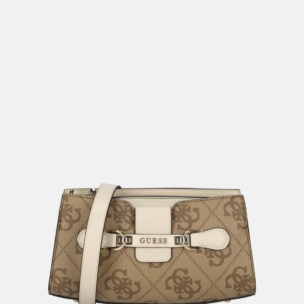 Crossbody Tassen^Guess Nolana crossbody tas latte logo/bone