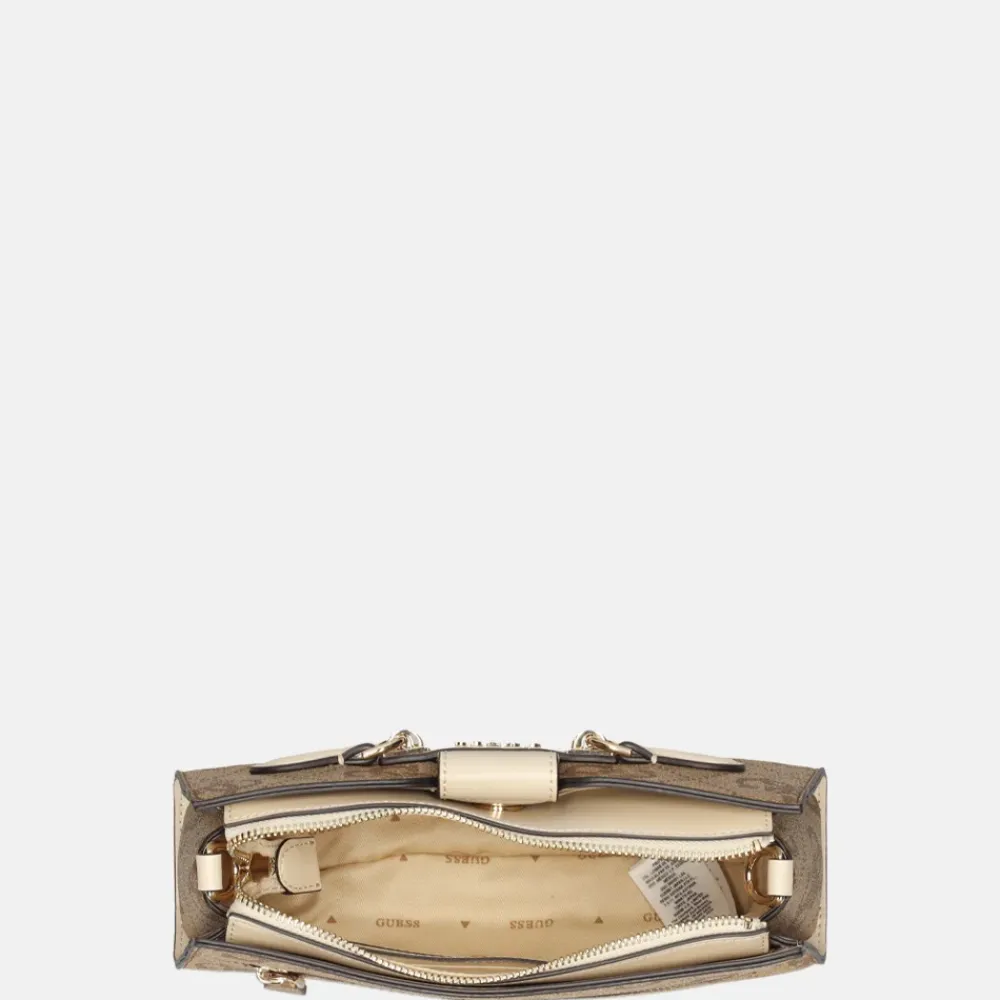 Crossbody Tassen^Guess Nolana crossbody tas latte logo/bone