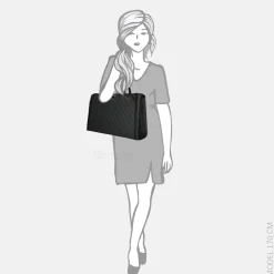 Shoppers^Guess Orlina travel tote shopper coal logo