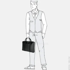Heren Laptoptassen^Guess Parma laptoptas black
