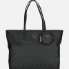 Shoppers^Guess Power play tech tote shopper L coal logo