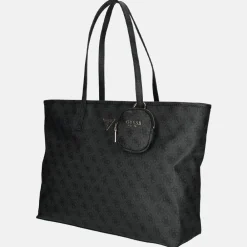 Shoppers^Guess Power play tech tote shopper L coal logo