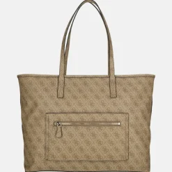 Shoppers^Guess Power play tech tote shopper L latte logo