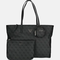 Shoppers^Guess Power play tech tote shopper L coal logo