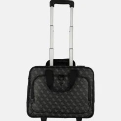 Handbagage Koffers^Guess Vezzola business trolley 15 inch dark black
