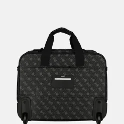 Handbagage Koffers^Guess Vezzola business trolley 15 inch dark black