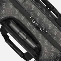 Handbagage Koffers^Guess Vezzola business trolley 15 inch dark black