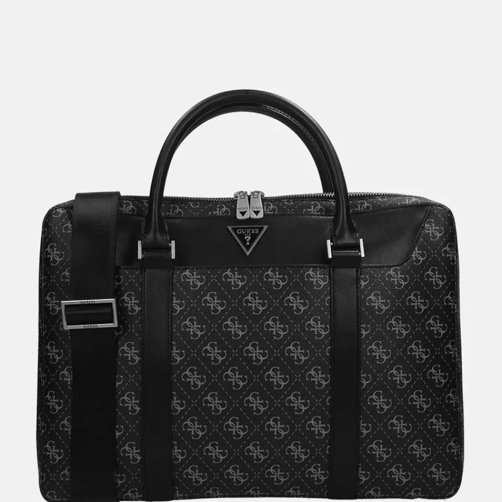 Heren Laptoptassen^Guess Vezzola laptoptas dark black