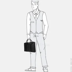 Heren Laptoptassen^Guess Vezzola laptoptas dark black