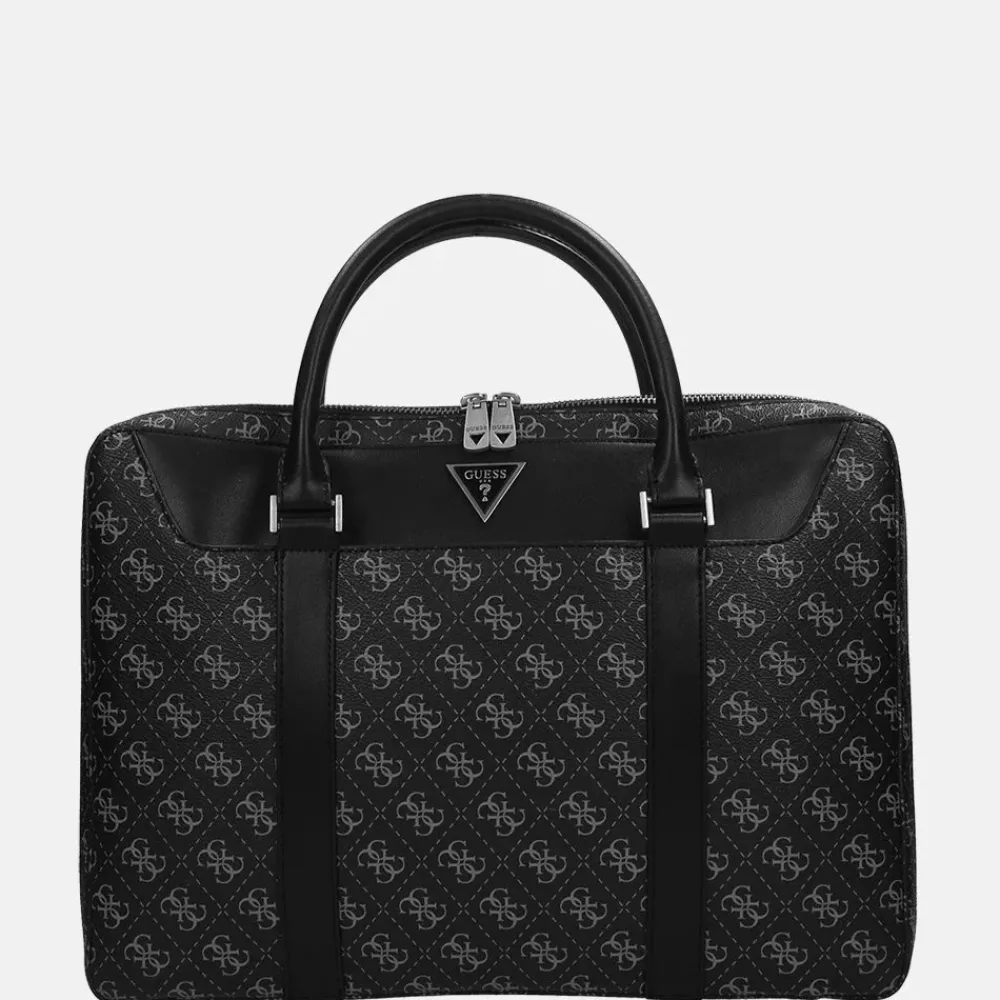 Heren Laptoptassen^Guess Vezzola laptoptas dark black