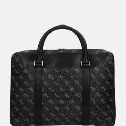 Heren Laptoptassen^Guess Vezzola laptoptas dark black
