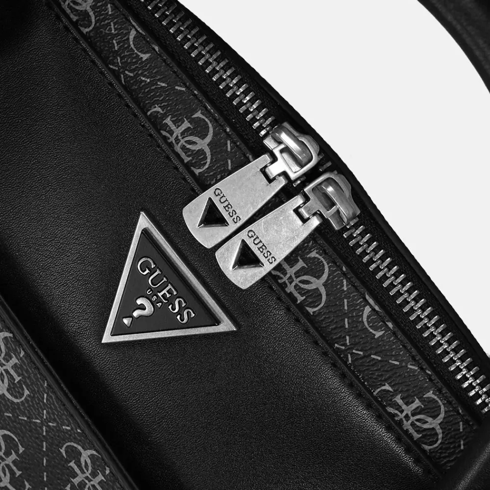 Heren Laptoptassen^Guess Vezzola laptoptas dark black