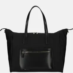 Handtassen^Guess Wave carry-on tote handtas L black
