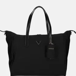 Handtassen^Guess Wave carry-on tote handtas L black