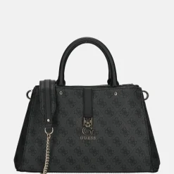 Handtassen^Guess Zamira Luxury handtas coal logo