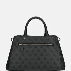 Handtassen^Guess Zamira Luxury handtas coal logo