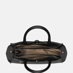 Handtassen^Guess Zamira Luxury handtas coal logo