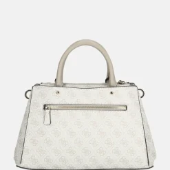 Handtassen^Guess Zamira Luxury handtas dark taupe logo