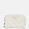 Dames Portemonnees^Guess Zamira portemonnee dark taupe logo