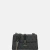 Schoudertassen^Guess Zamira schoudertas coal logo