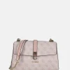 Schoudertassen^Guess Zamira schoudertas orchid logo