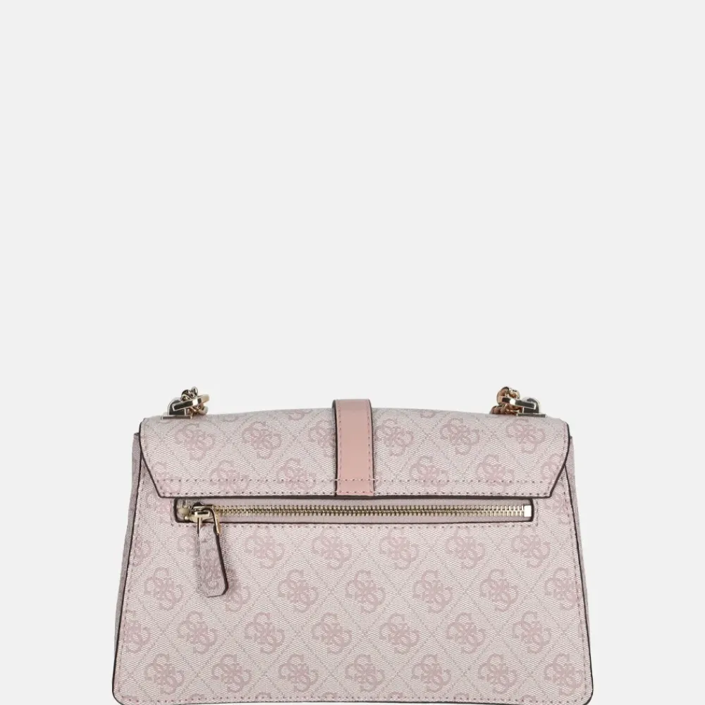 Schoudertassen^Guess Zamira schoudertas orchid logo