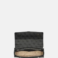 Schoudertassen^Guess Zamira schoudertas coal logo