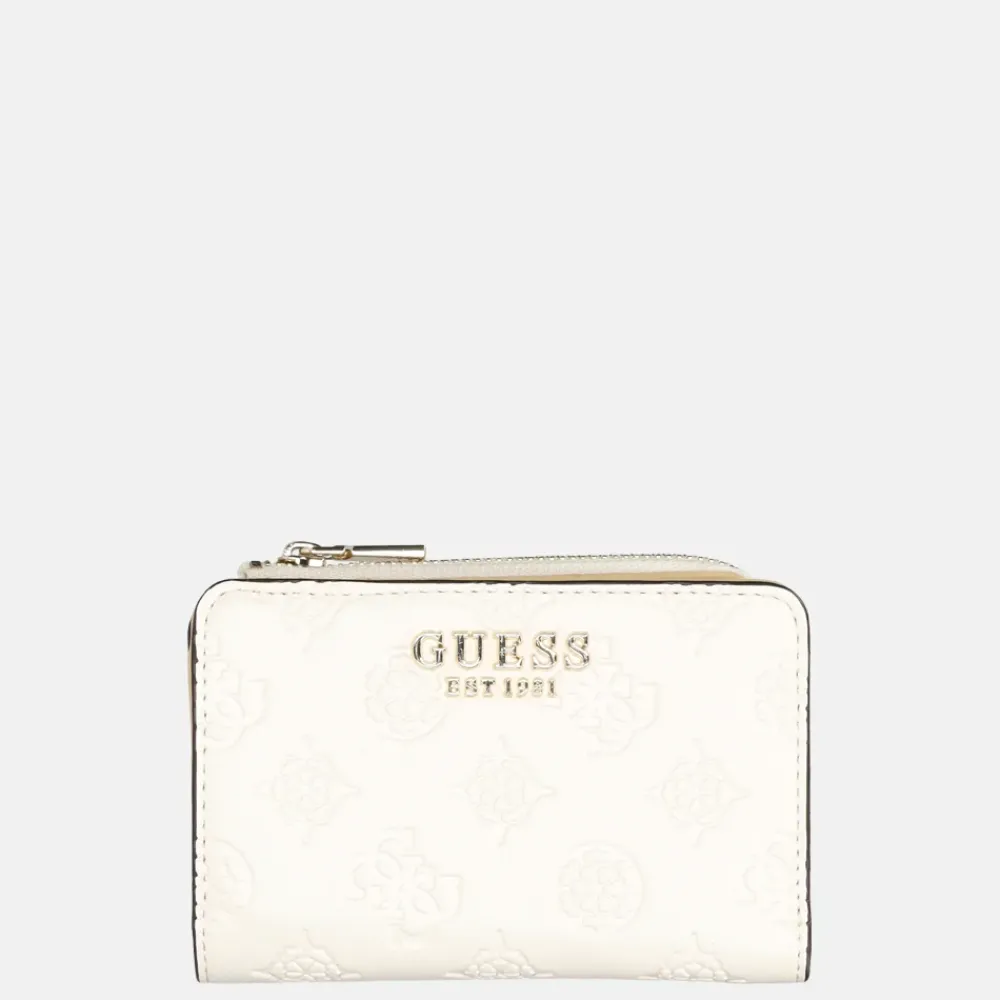 Pasjeshouders | Dames Portemonnees^Guess Zarela zip around pasjeshouder off white logo