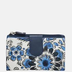 Dames Portemonnees^Happy Wallet portemonnee M bloemprint