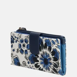 Dames Portemonnees^Happy Wallet portemonnee L bloemprint