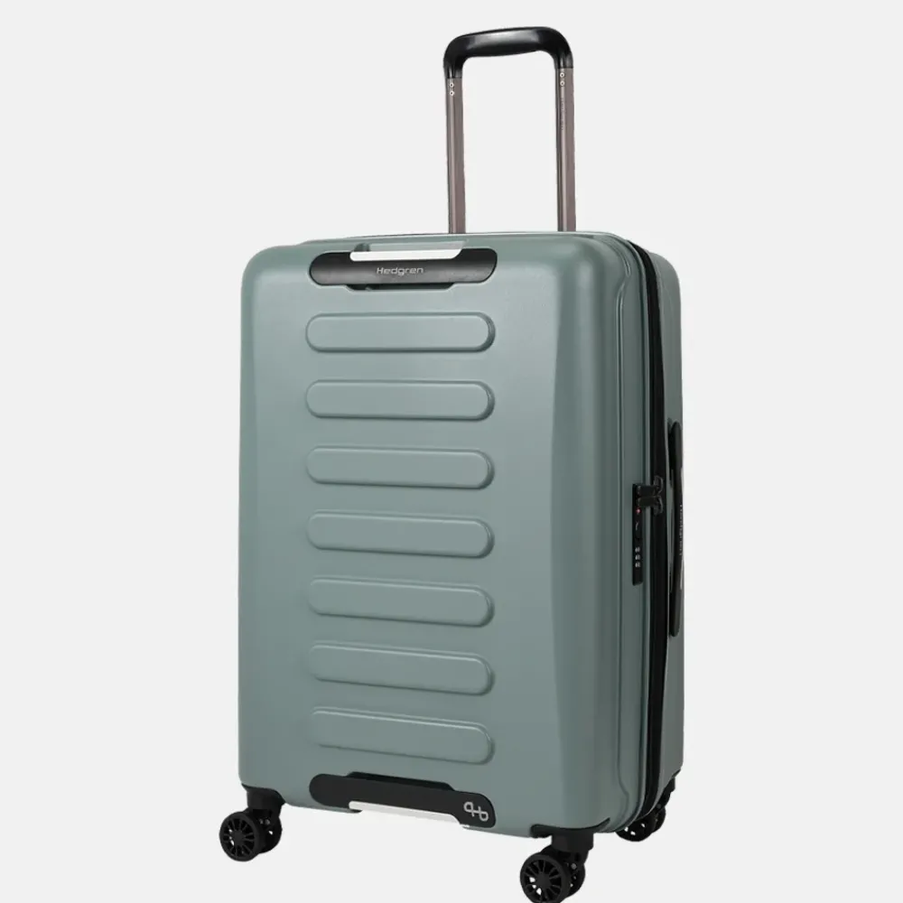 Reiskoffers^Hedgren Comby spinner reiskoffer 65 cm grey-green