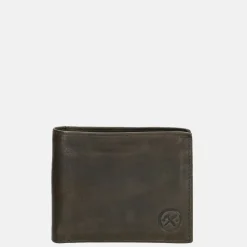 Heren Portemonnees^Hide & Stitches billfold olive