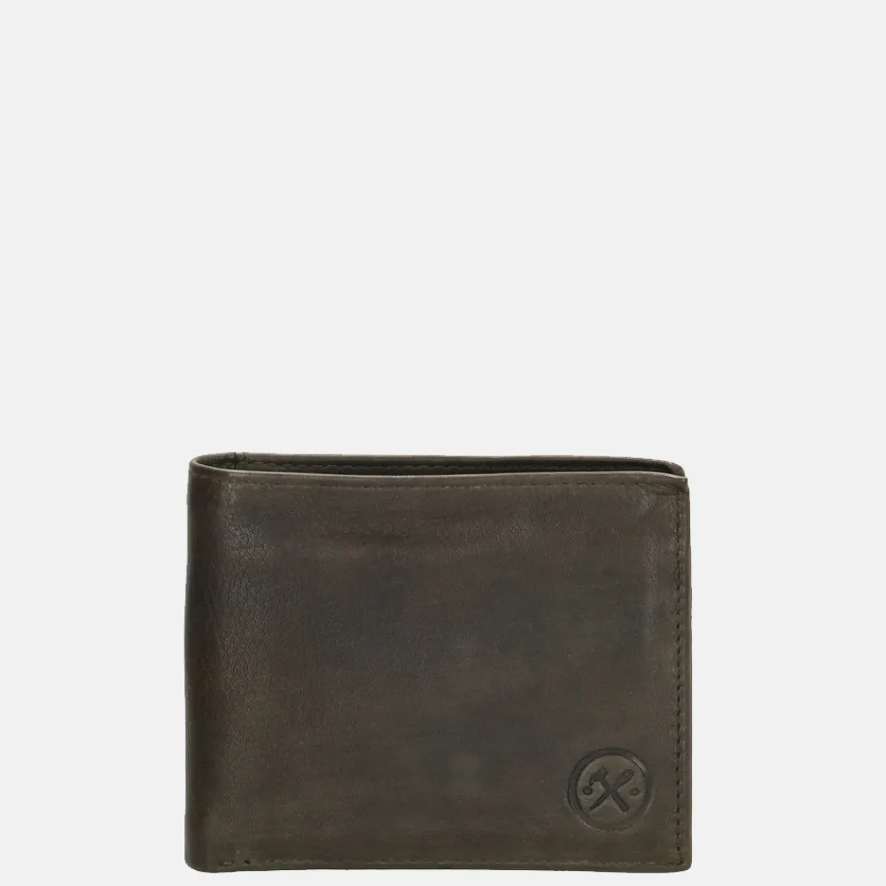 Heren Portemonnees^Hide & Stitches billfold olive
