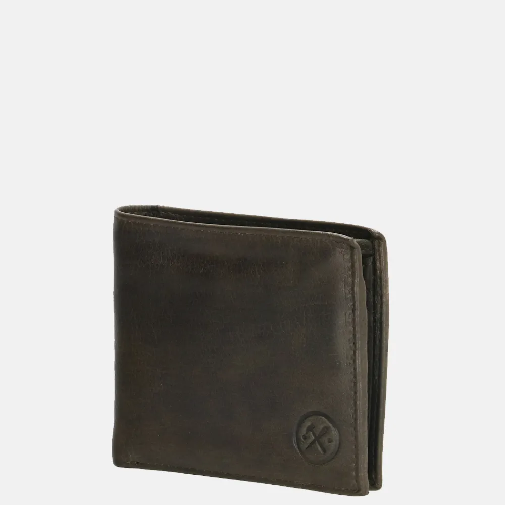 Heren Portemonnees^Hide & Stitches billfold olive