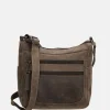 Crossbody Tassen^Hide & Stitches crossbody tas donkerbruin