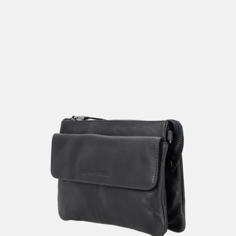 Crossbody Tassen^Hide & Stitches crossbody tas donkerblauw
