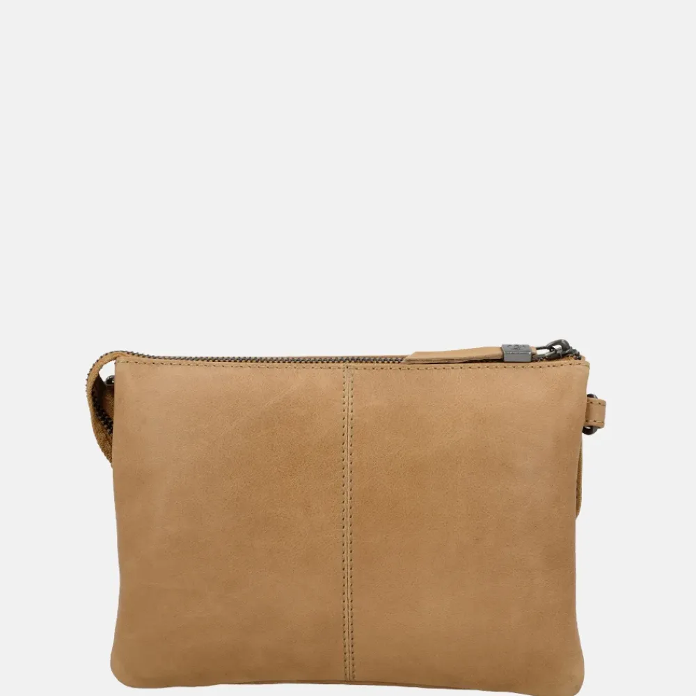 Crossbody Tassen^Hide & Stitches crossbody tas taupe
