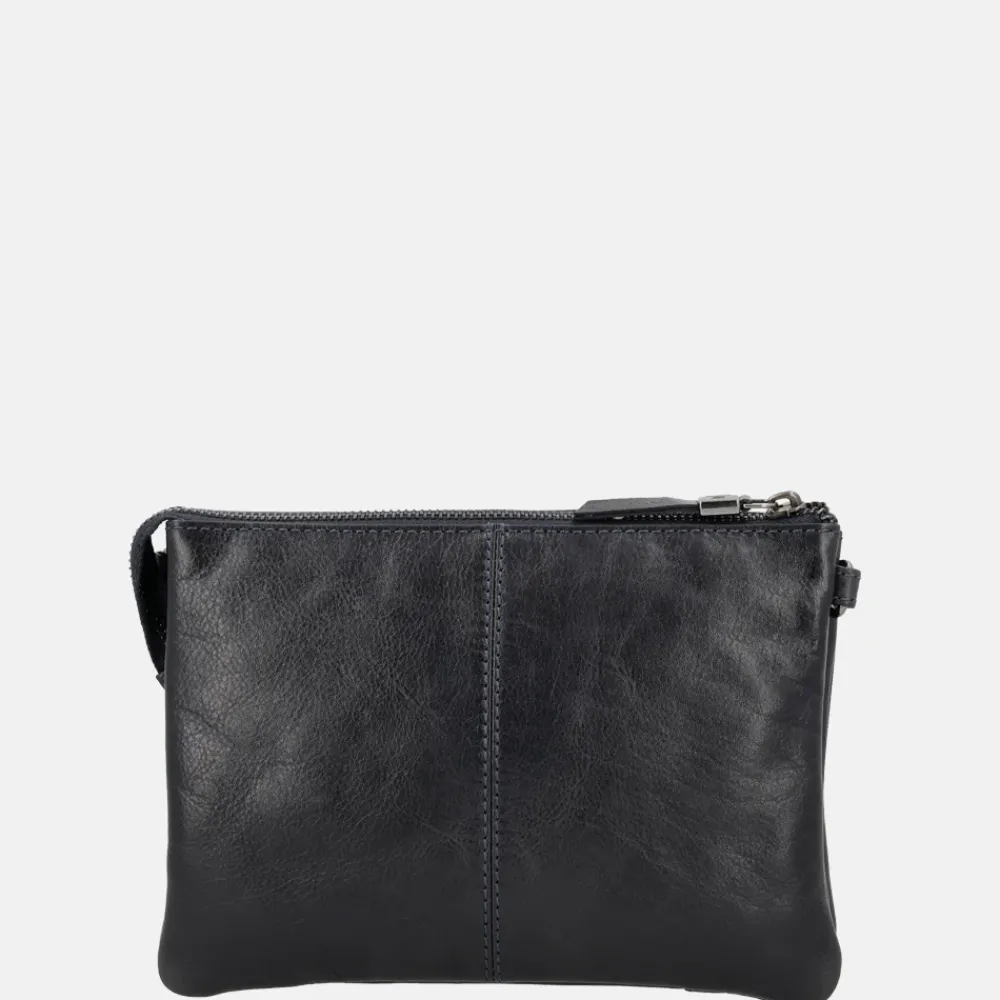 Crossbody Tassen^Hide & Stitches crossbody tas donkerblauw