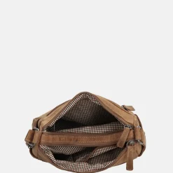 Crossbody Tassen^Hide & Stitches crossbody tas bruin