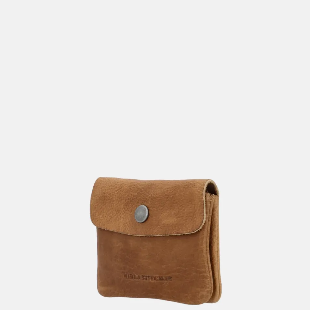 Dames Portemonnees^Hide & Stitches Earth inspire portemonnee XS bruin