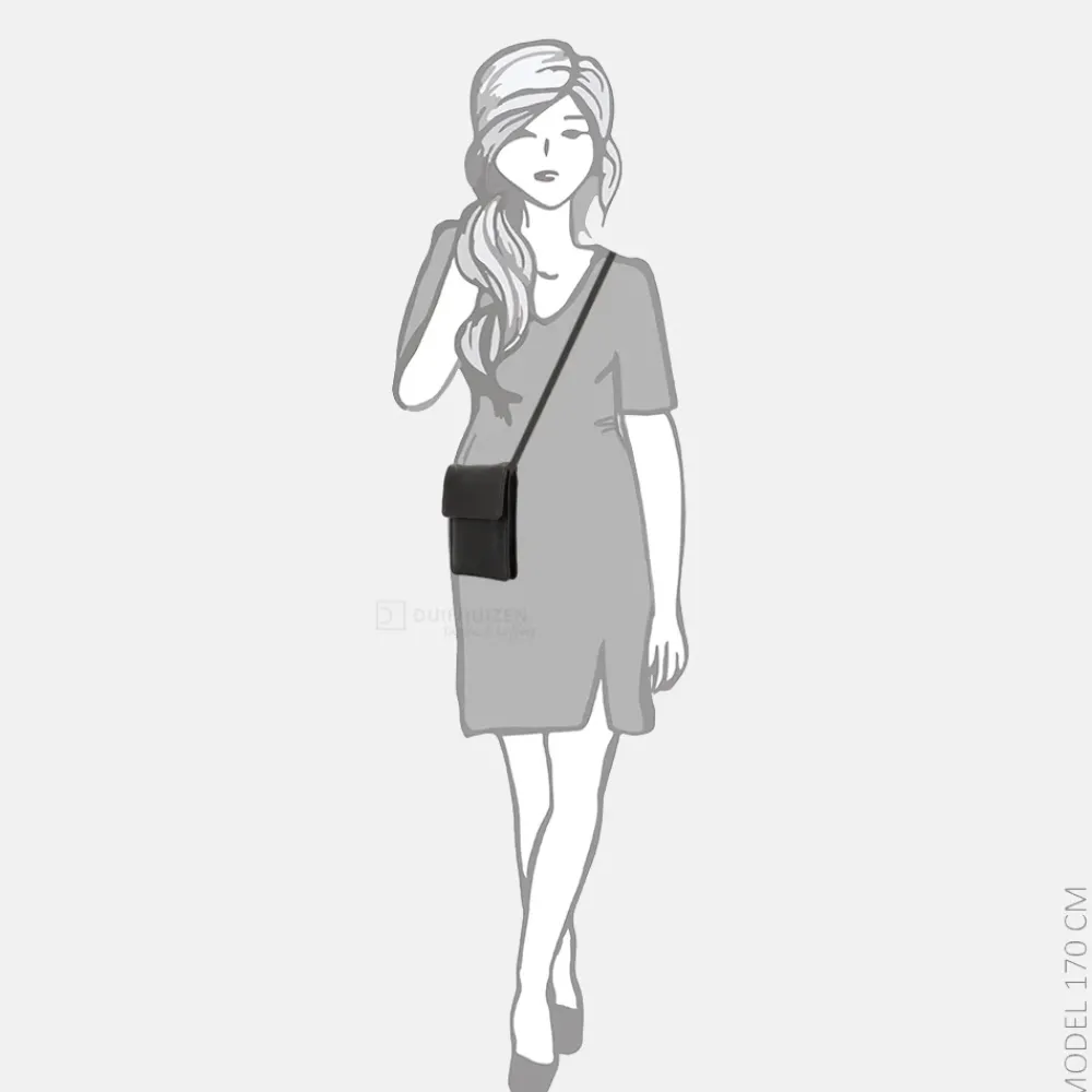 Telefoontasjes | Crossbody Tassen^Hide & Stitches Earth inspire telefoontas zwart